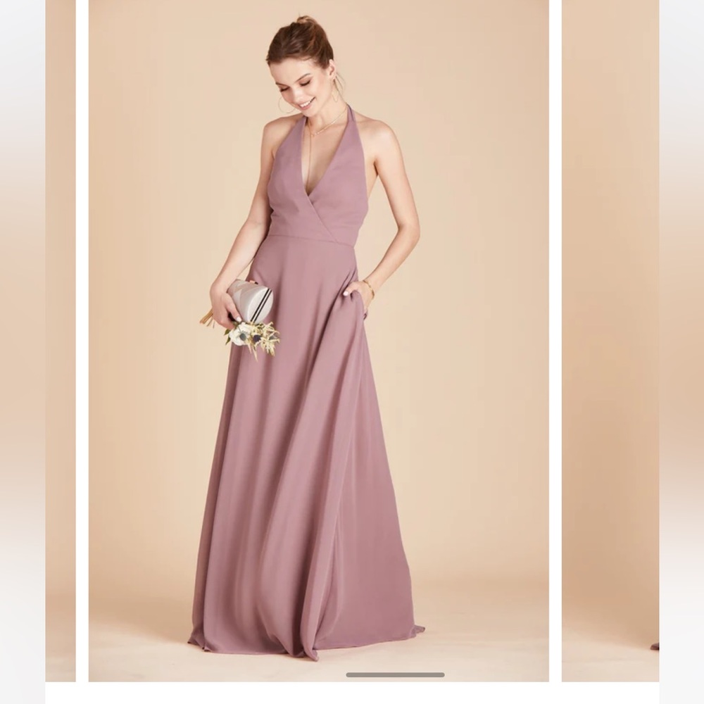 NWT $99 Birdy Grey MONI CONVERTIBLE DRESS
CHIFFON DARK MAUVE size L